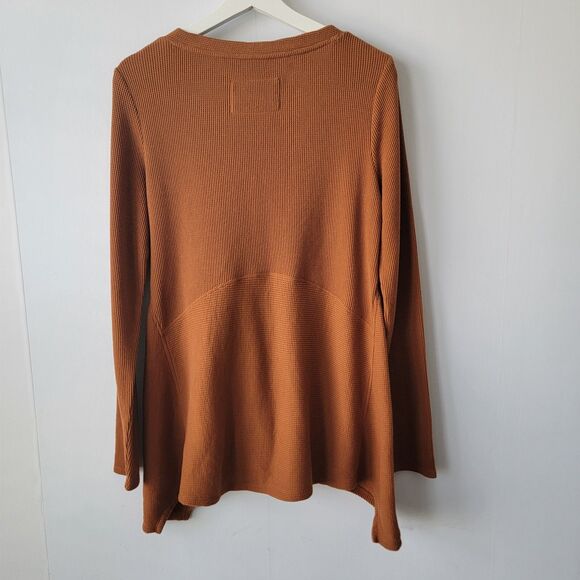 Anthropologie Maeve womens Eliza Henley Babydoll Tunic sz M Button Front - Picture 2 of 9